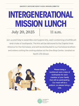 Intergenerational Mission Lunch 1
