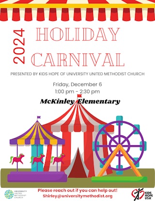 Kids Hope Carnival Flyer 2024